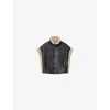 Allsaints Marlin Reversible Shearling Gilet In Multi
