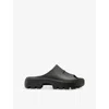 Allsaints Eclipse Flatform Slide Sandal In Black