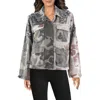 Allsaints Womens Embellished Denim Denim Jacket