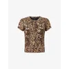 Allsaints Ellie Mesh Print T-shirt