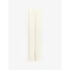 Allsaints Womens Caramin Crinkled-texture Woven Trousers Gardenia Cream In Gardenia Cream