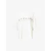 Allsaints Womens  Amelie Oversized Cotton-jersey T-shirt In Optic White