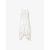 Allsaints Cavalry Ruffle-detail Tiered Dress In White
