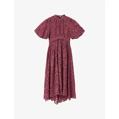 Allsaints Odette Dress In Brown