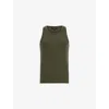 Allsaints Womens Grape Leaf Gre Rina Stretch-jersey Tank Top