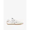 Allsaints Liam Western Sneaker In Silver