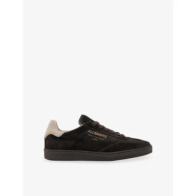 Allsaints Womens Thelma Suede Trainers Dark Brown Eur 38/5 Uk