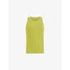Shop Allsaints Womens Unity Green Rina Stretch-jersey Tank Top Xs