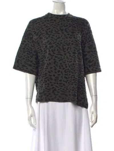 Pre-owned Allsaints Wool Animal Print Sweater In Multi