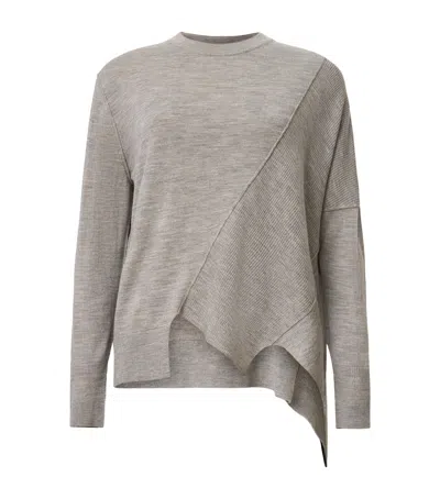 Allsaints Wool Asymmetric Isla Sweater