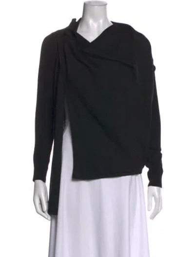 Pre-owned Allsaints Wool Asymmetrical Sweater In Multi