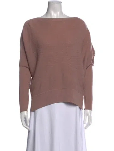 Pre-owned Allsaints Wool Bateau Neckline Sweater In Pink