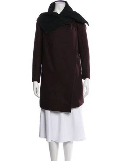 Pre-owned Allsaints Wool Biker Jacket In Brown