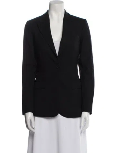 Pre-owned Allsaints Wool Blazer In Black