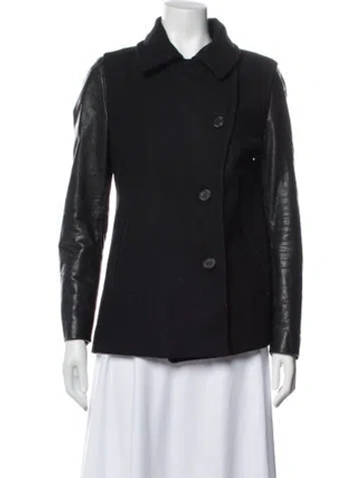 Pre-owned Allsaints Wool Blazer In Black