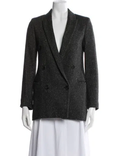 Pre-owned Allsaints Wool Blazer In Black