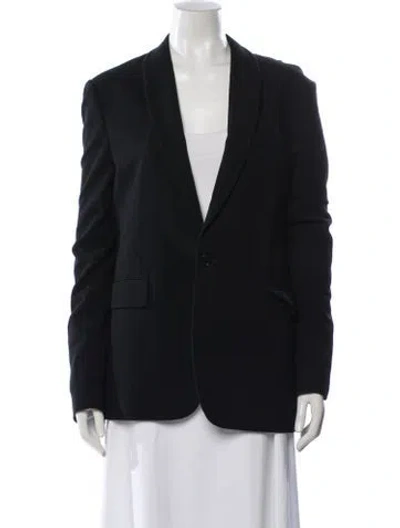 Pre-owned Allsaints Wool Blazer In Black