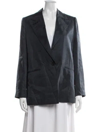 Pre-owned Allsaints Wool Blazer In Blue