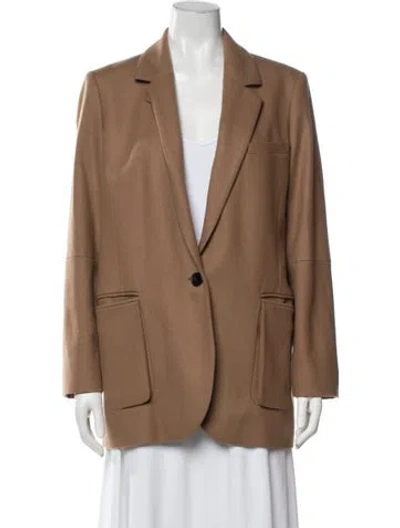 Pre-owned Allsaints Wool Blazer In Brown