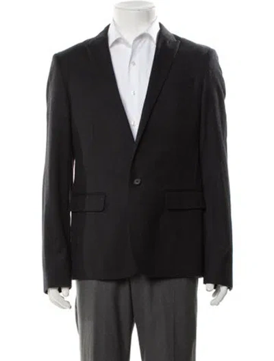 Pre-owned Allsaints Wool Blazer In Gray