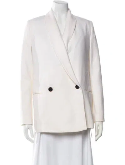 Pre-owned Allsaints Wool Blazer In Neutral