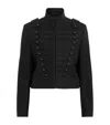 Allsaints Wool-blend Rummy Jacket In Black
