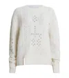 Allsaints Wool-blend Winnie Sweater In Chalk White