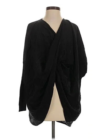 Pre-owned Allsaints Wool Cardigan Sweater In Black