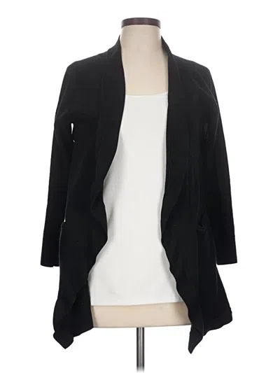 Pre-owned Allsaints Wool Cardigan Sweater In Black