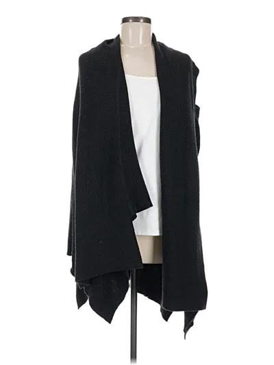Pre-owned Allsaints Wool Cardigan Sweater In Black