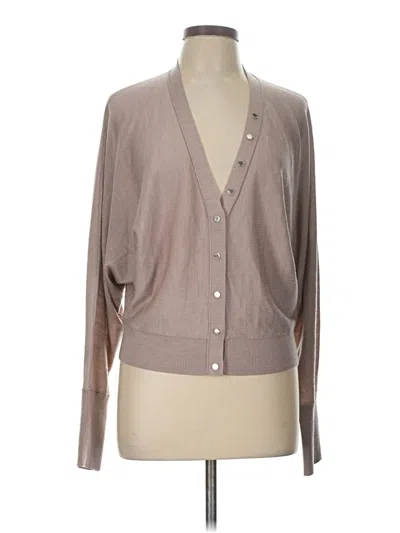 Pre-owned Allsaints Wool Cardigan Sweater In Brown