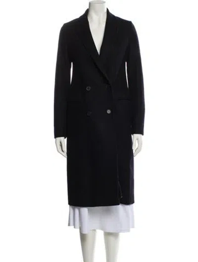 Pre-owned Allsaints Wool Coat In Black