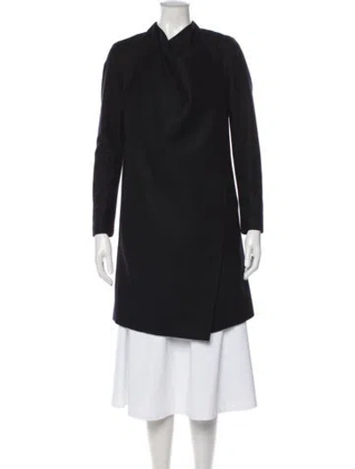 Pre-owned Allsaints Wool Coat In Black