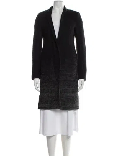 Pre-owned Allsaints Wool Coat In Black