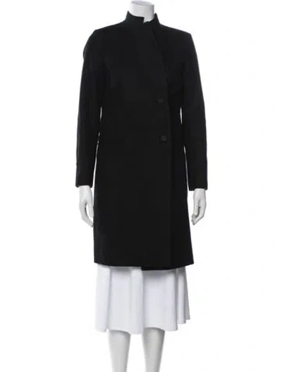 Pre-owned Allsaints Wool Coat In Black