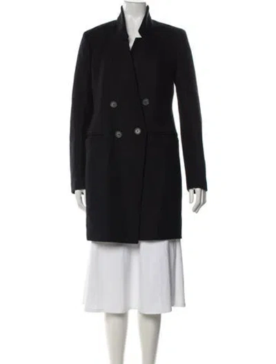 Pre-owned Allsaints Wool Coat In Black