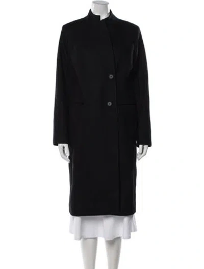 Pre-owned Allsaints Wool Coat In Black