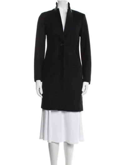 Pre-owned Allsaints Wool Coat In Black