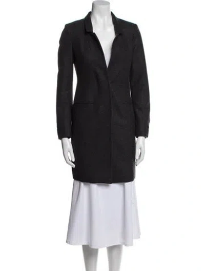 Pre-owned Allsaints Wool Coat In Gray