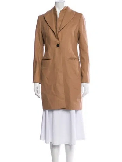 Pre-owned Allsaints Wool Coat In Neutral