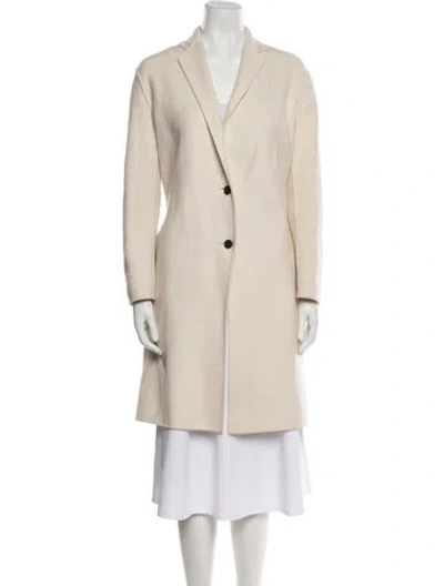 Pre-owned Allsaints Wool Coat In Neutral