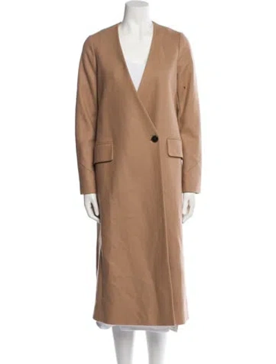 Pre-owned Allsaints Wool Coat In Neutral