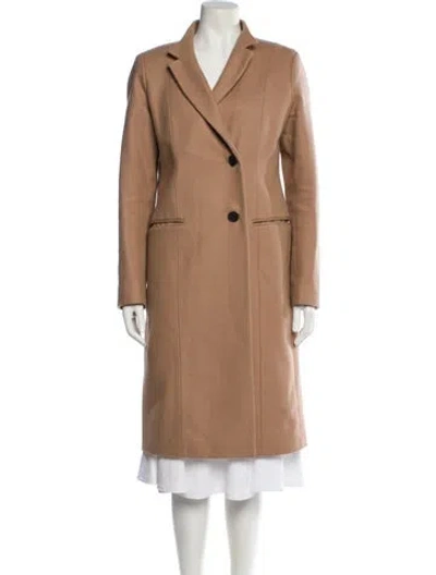 Pre-owned Allsaints Wool Coat In Neutrals