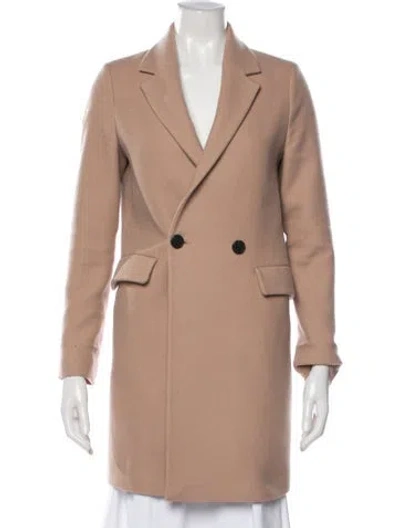 Pre-owned Allsaints Wool Coat In Neutrals