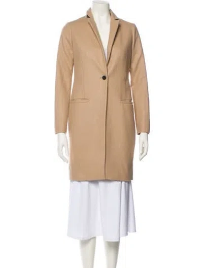 Pre-owned Allsaints Wool Coat In Neutrals