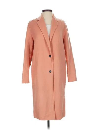Pre-owned Allsaints Wool Coat In Pink