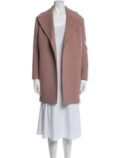 Pre-owned Allsaints Wool Coat In Pink