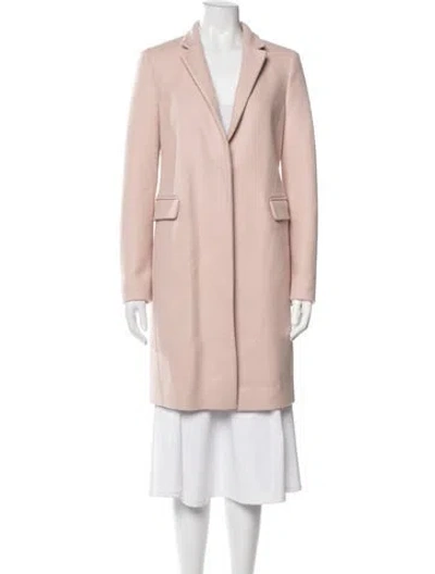 Pre-owned Allsaints Wool Coat In Pink