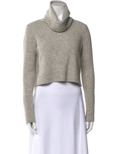 Pre-owned Allsaints Wool Cowl Neck Sweater In Gray