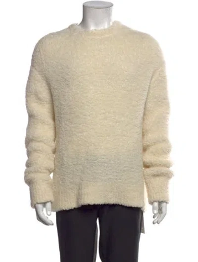 Pre-owned Allsaints Wool Crew Neck Pullover In Neutral
